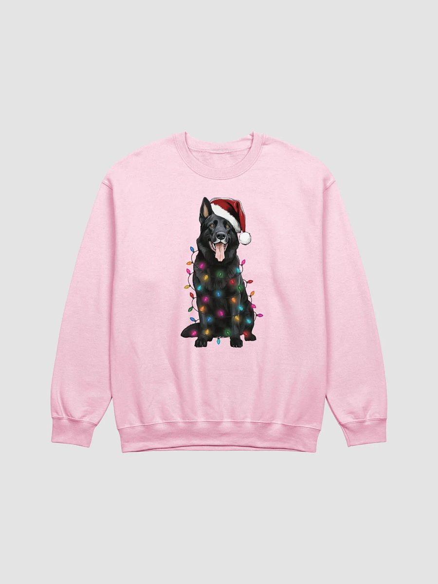 Funny German Shepherd(Black) Christmas Sweatshirt for GSD Paw-rents product image (13)