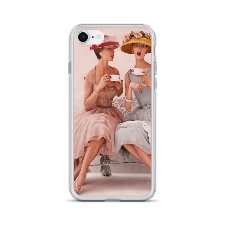 Two ladies at tea 1950s Custom Phone Case product image (24)