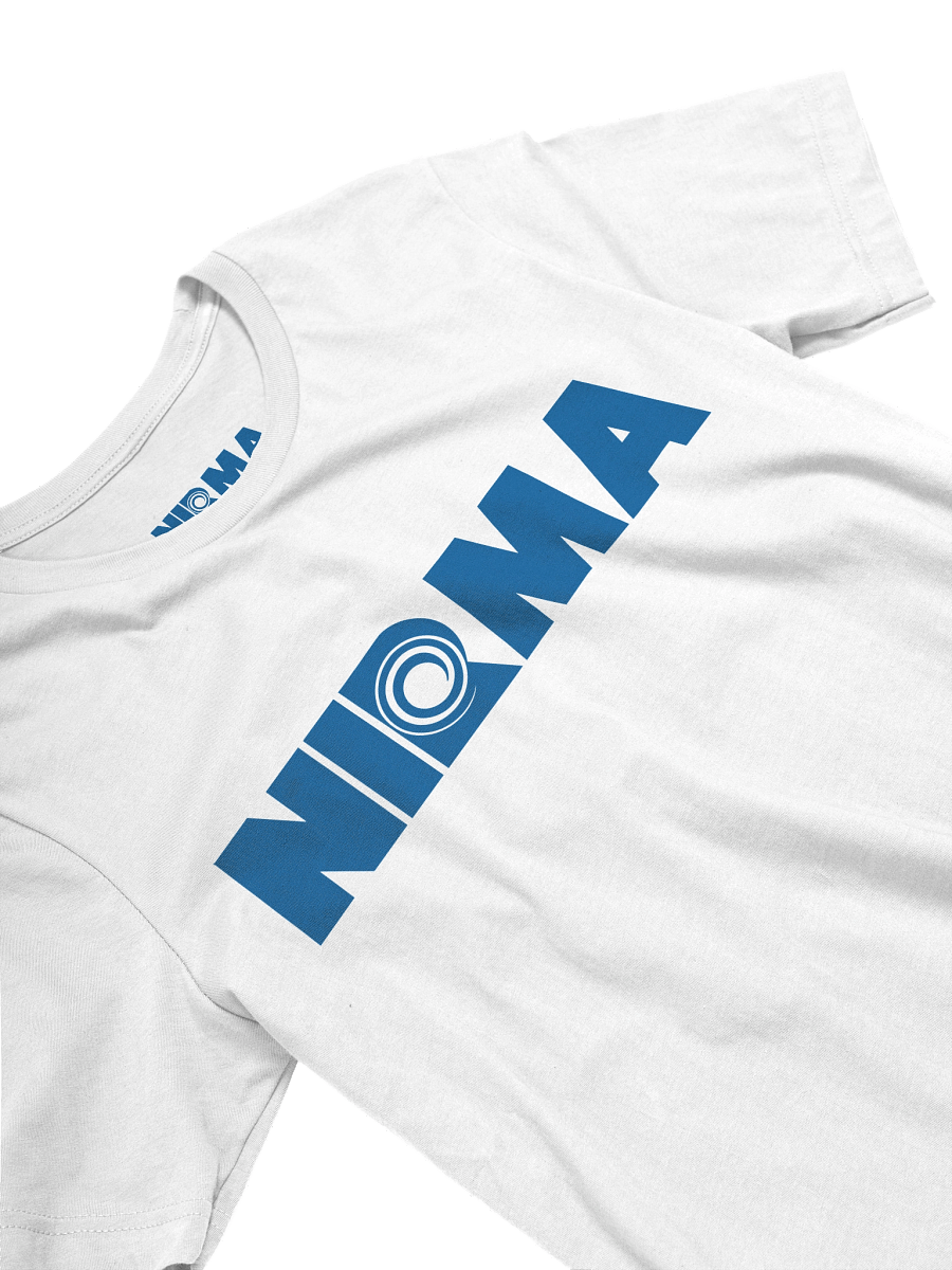 NIRMA Logo Tee – White | Bella + Canvas 3001 product image (3)
