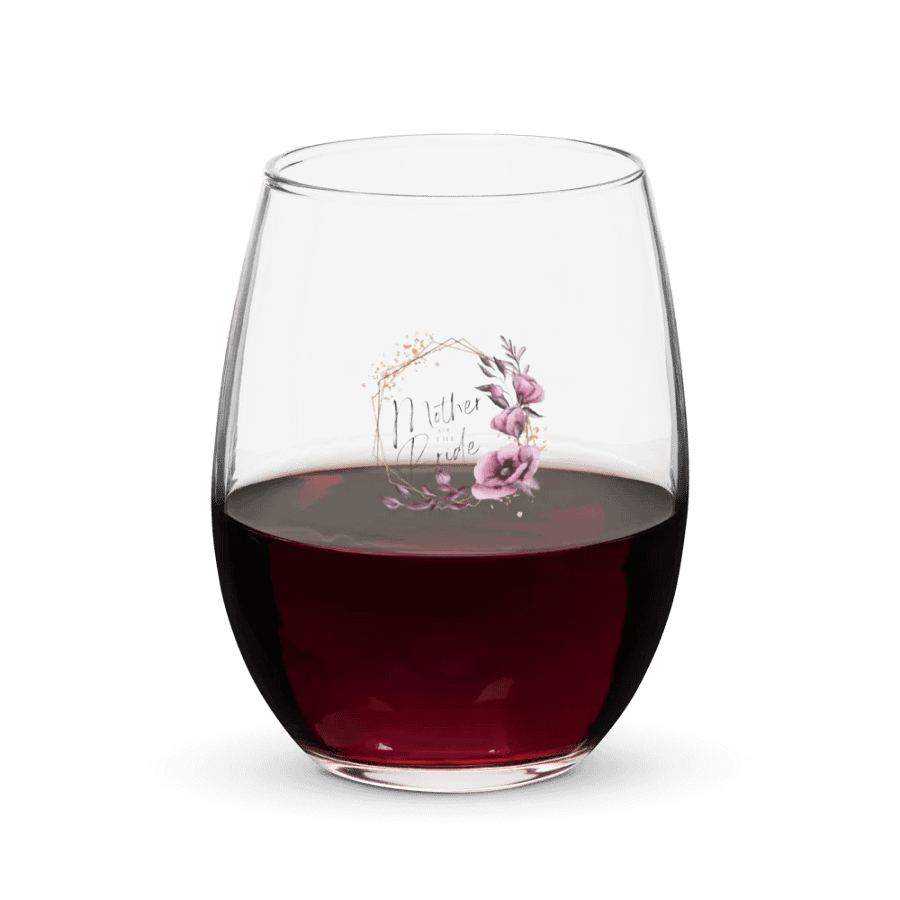 Mother Of The Bride Stemless Wine Glass product image (2)