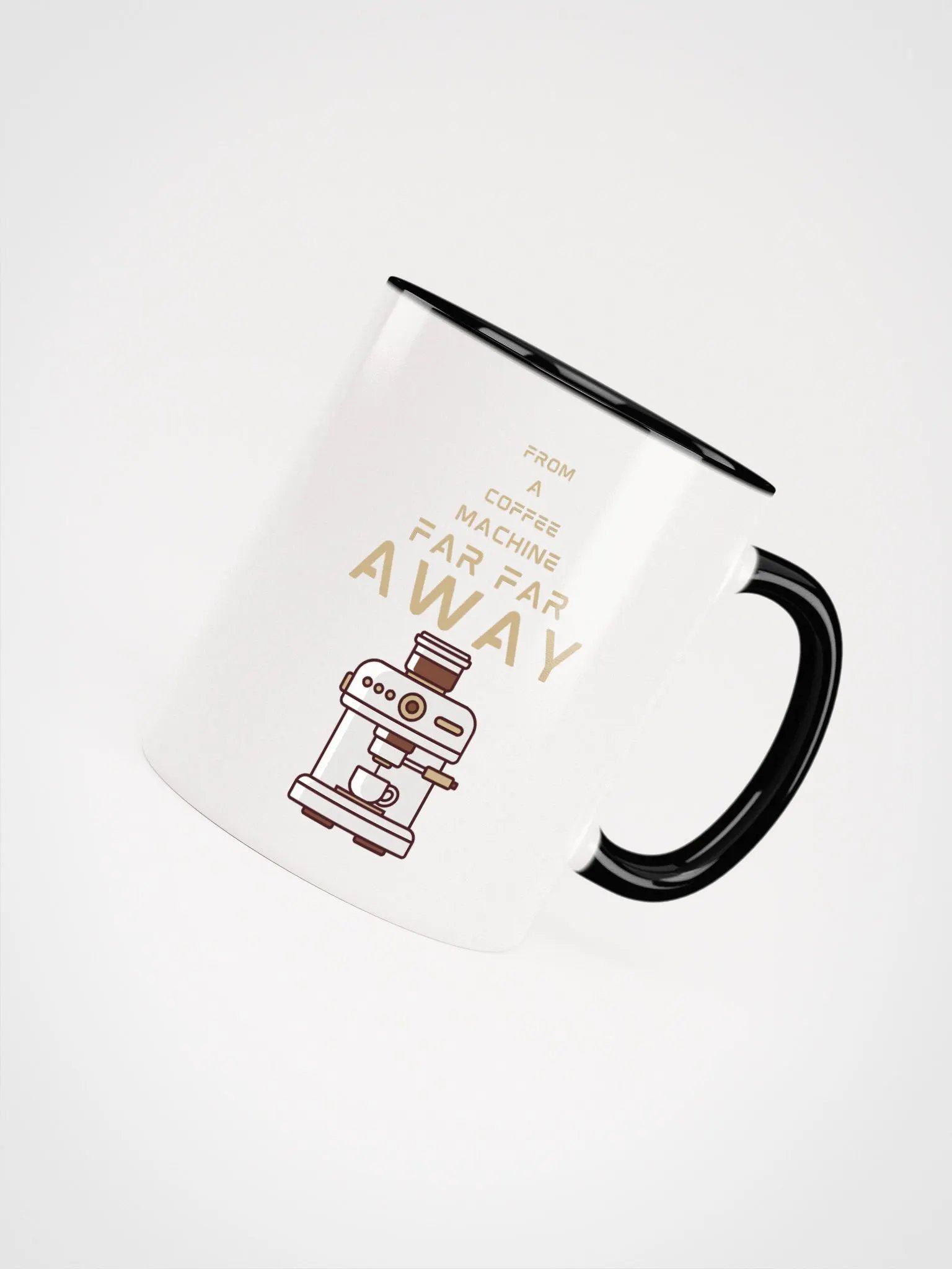 Sci -Fi inspired FAR FAR AWAY COFFEE MACHINE Ceramic Mug product image (50)