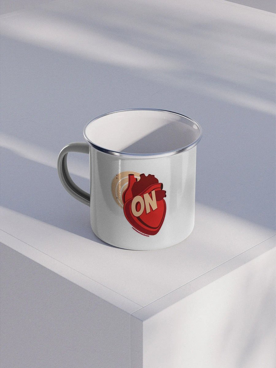 Heart On Enamel Mug product image (1)