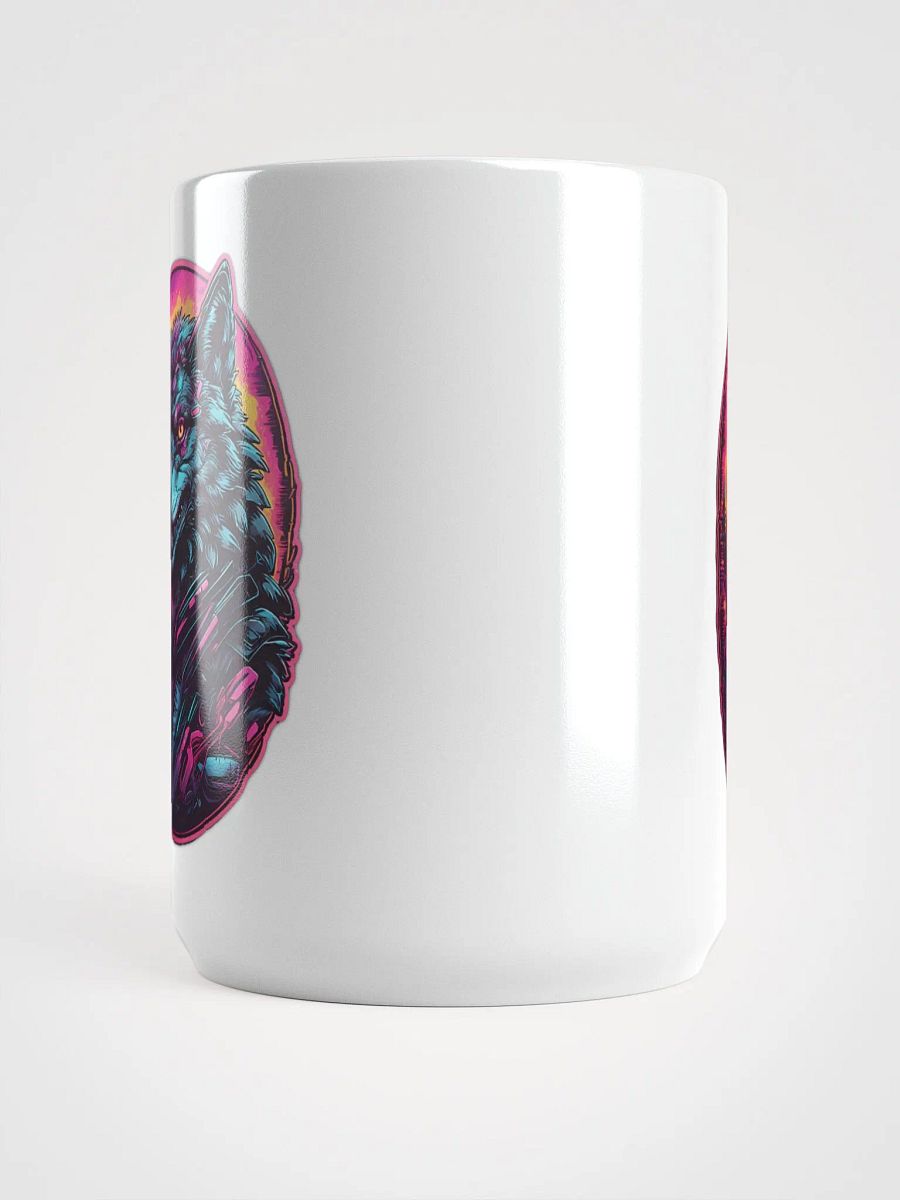 Neon Wolf Heat-Resistant Mug product image (5)