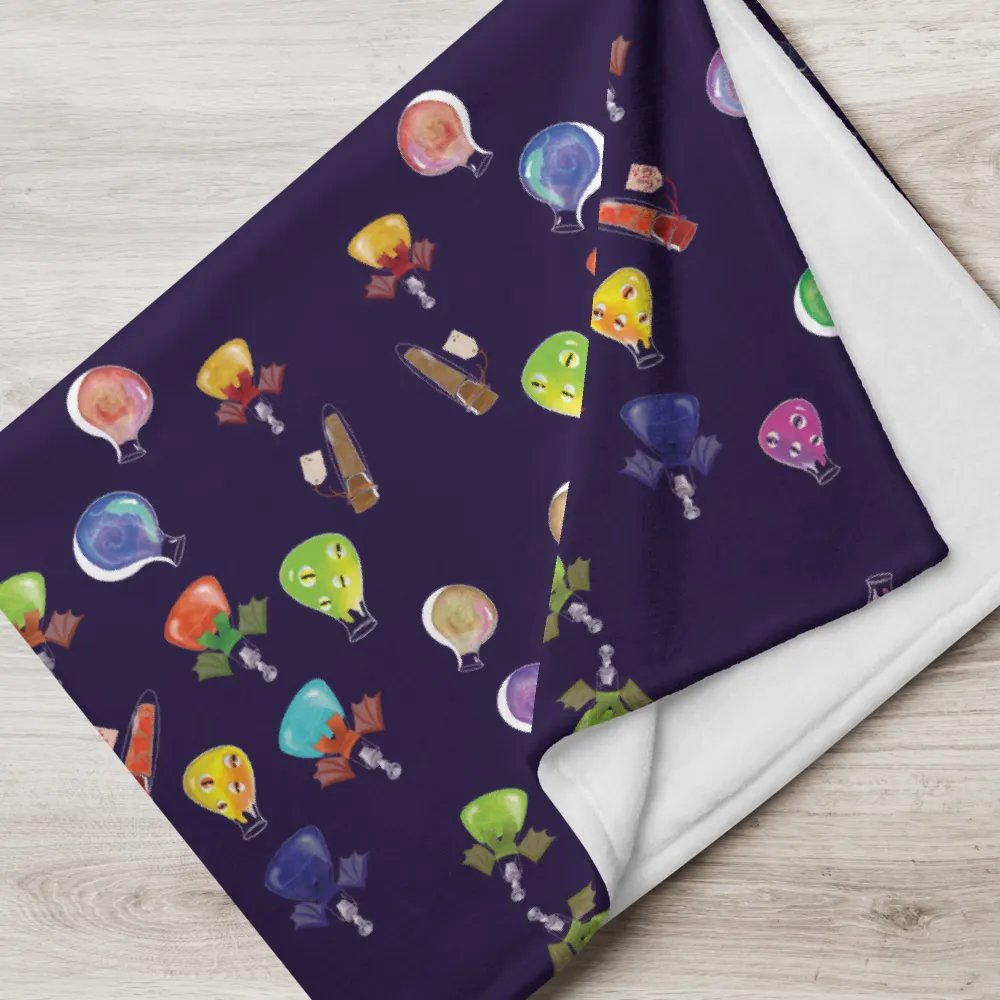 Potion Print Throw Blanket product image (17)