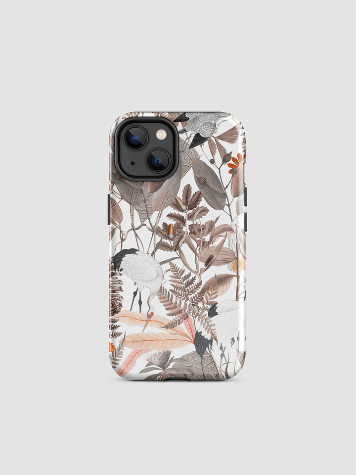 White Ecotone Tough iPhone Case product image (1)