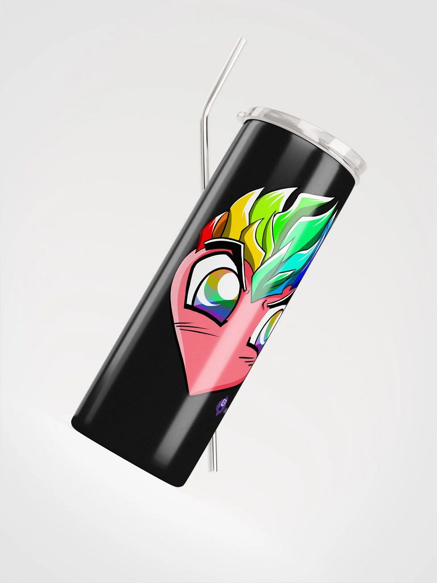 Rainbow Heart Tumbler - Black product image (4)
