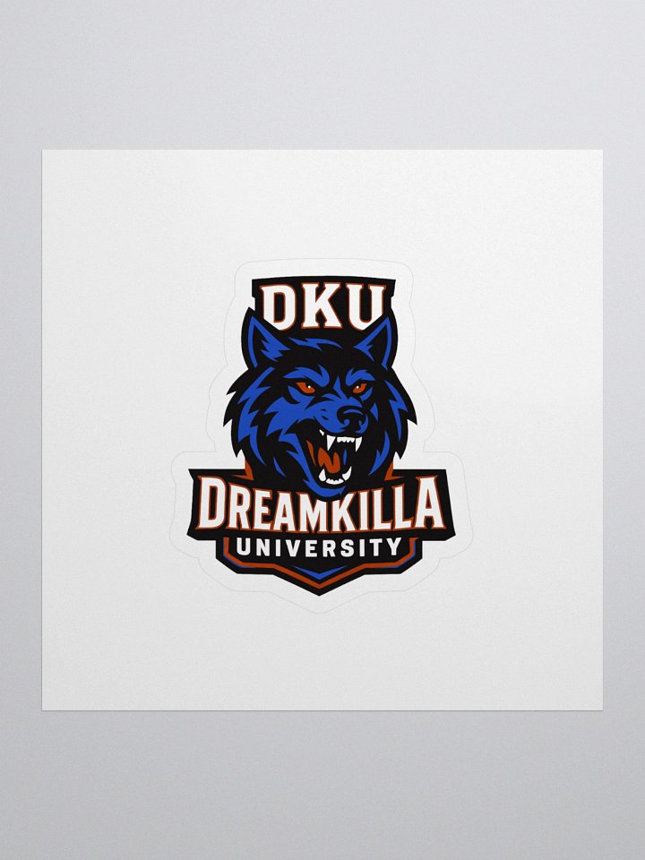 DREAMKILLA Wolf Kiss Cut Stickers product image (1)