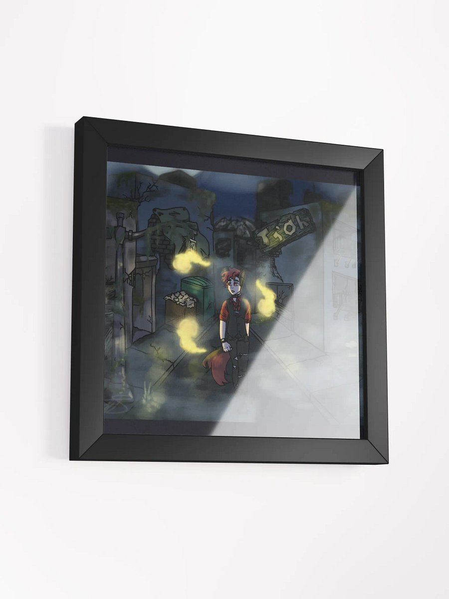 Framed High-Quality Matte Poster - Walking through the Wasteland product image (3)
