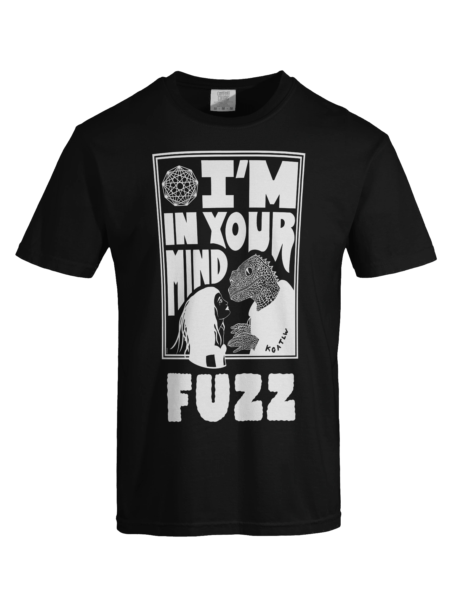 I'M IN YOUR MIND FUZZ T-SHIRT (BLACK) product image (6)
