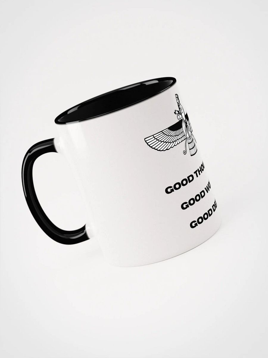 Faravahar Persian Design Mug Good Thoughts Good Words Good Deeds product image (6)