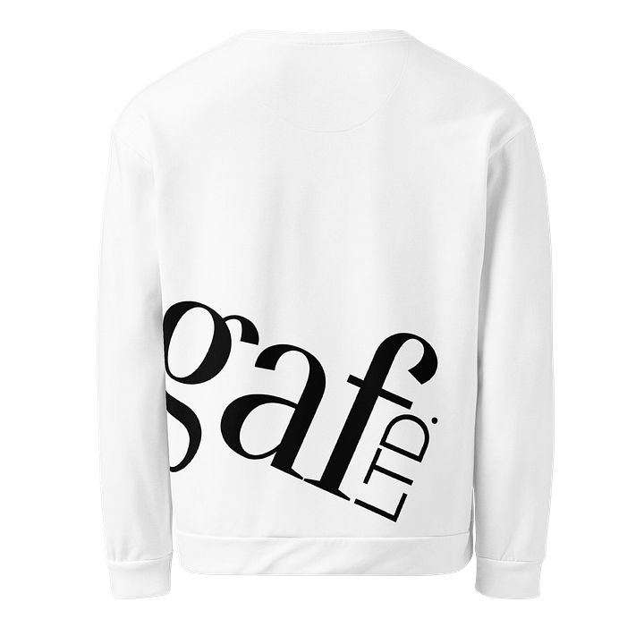 idgaf LTD Sweatshirt White product image (2)