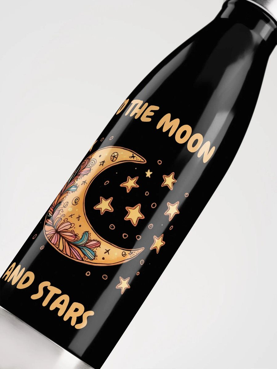 Celestial Whispers Moon Stainless Steel Water Bottle product image (9)