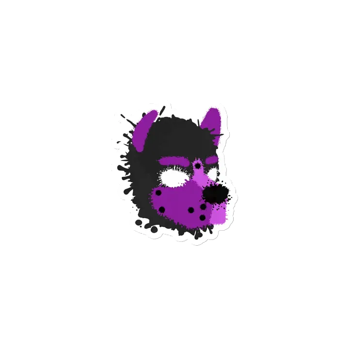 Pup Splatter Magnet - Purple product image (2)