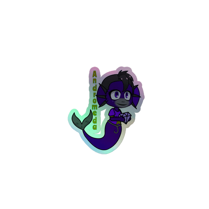 Andromeda - Galaxy Monkees - rainbow sticker product image (1)