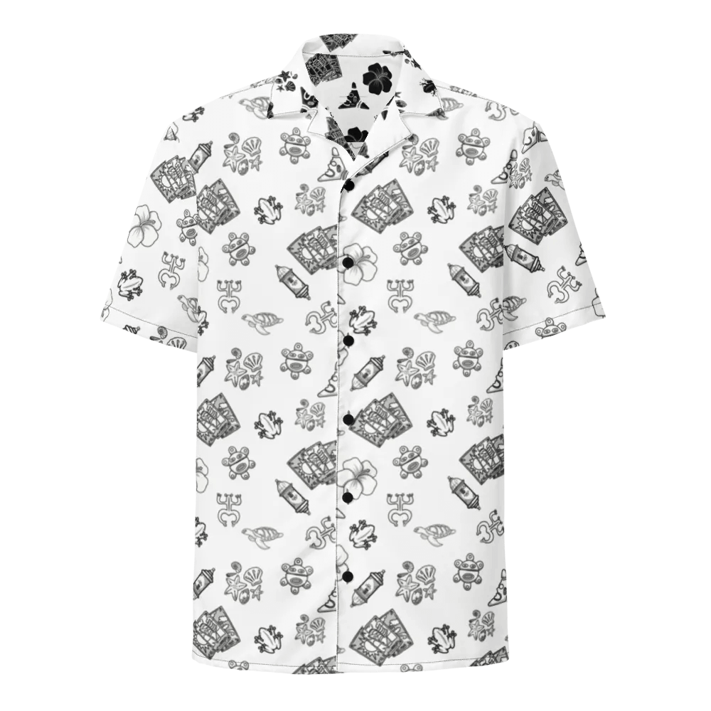 Boricua Vibes Puerto Rican Tattoo-Inspired Hawaiian Shirt product image (6)