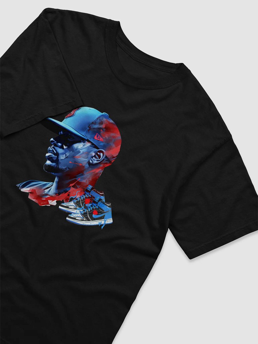 Geometric Style Blue Cap Artwork T-Shirt product image (4)