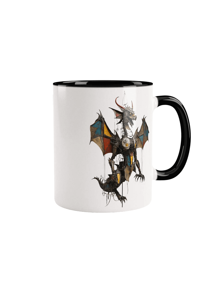 Mechanical Dragon Steampunk Ceramic Mug product image (4)