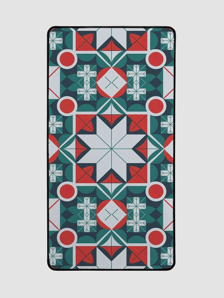 Kaleidoscope patterned Desk Mat 15.5" x 31.5" product image (2)