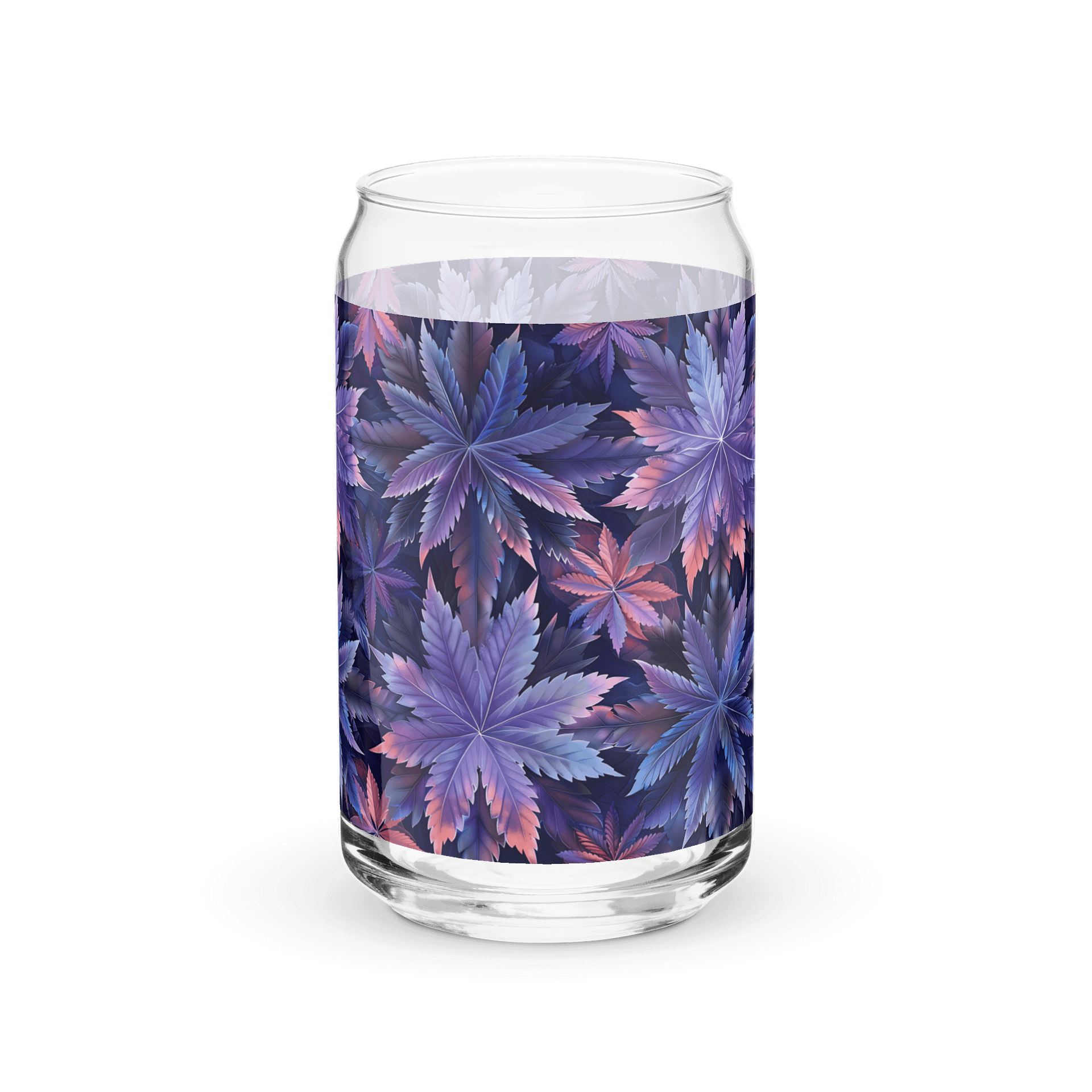 Cannabis - Indica Dreams- Design on 16 oz Can-Shaped Glass product image (4)