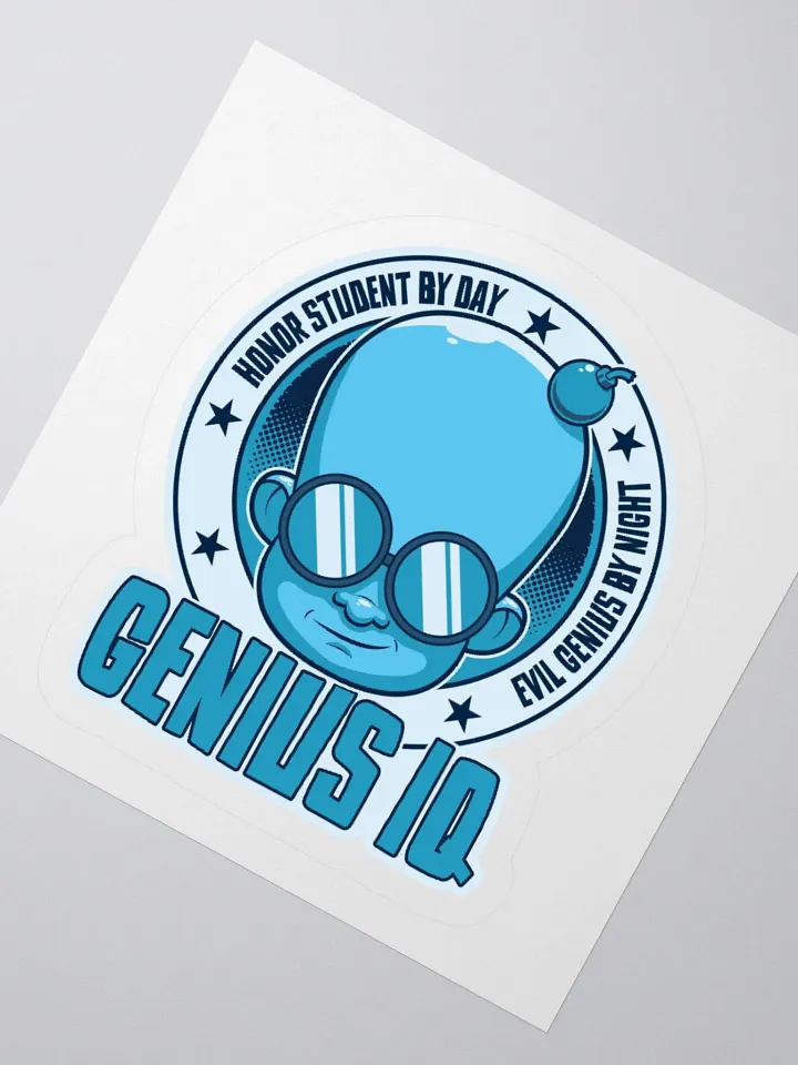 Funny Gamer Sticker – Genius by Day, Evil Genius by Night product image (5)