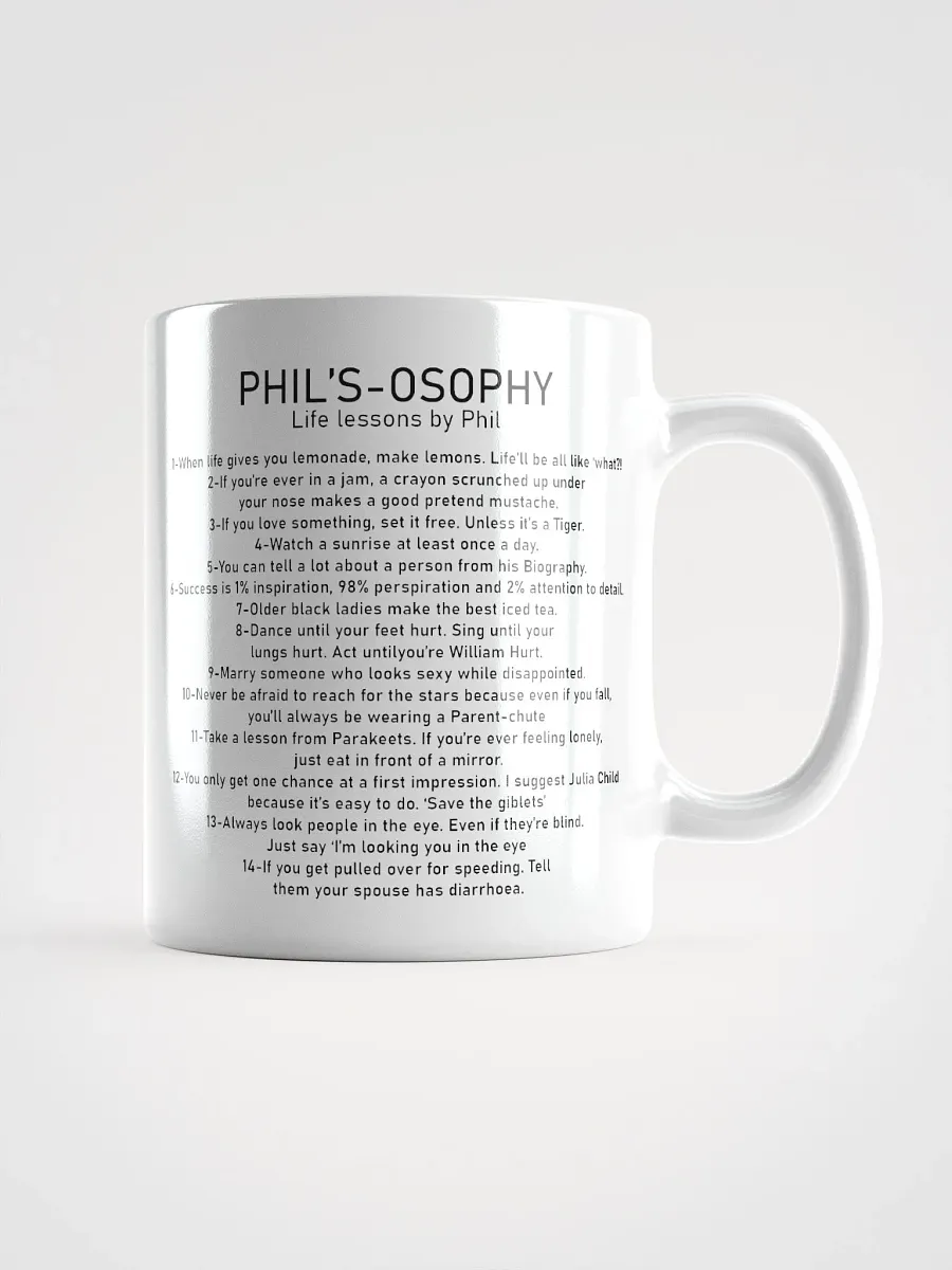 PHIL'S-OSOPHY MUG product image (2)