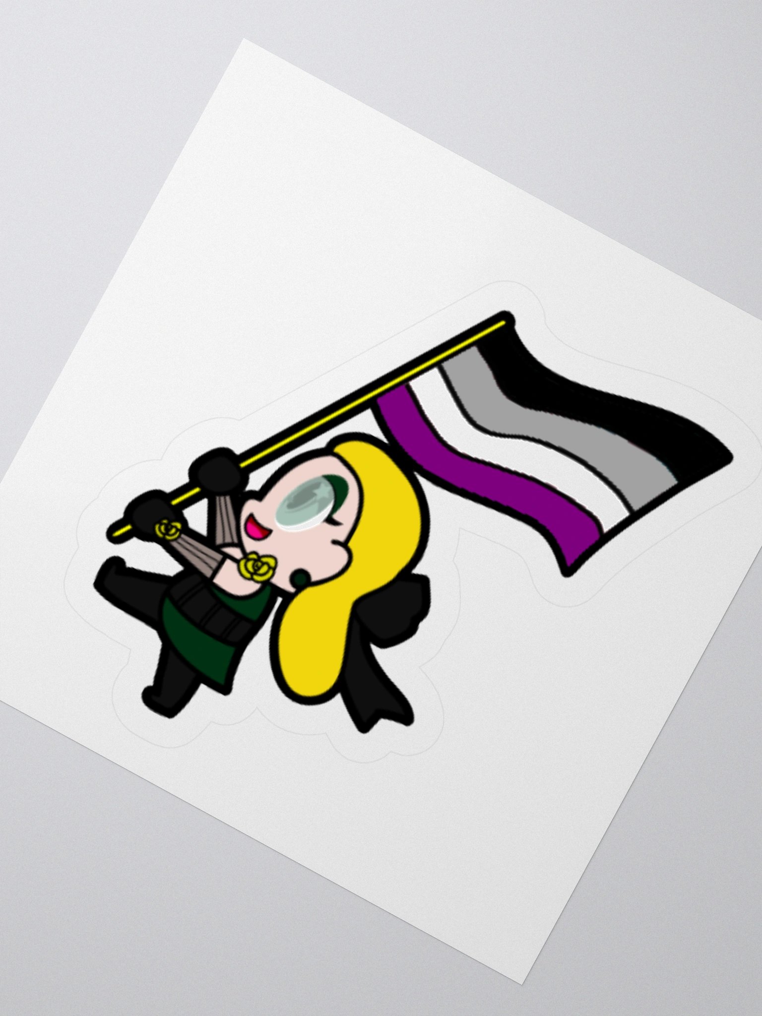Miss Will-o-Witch ACE Pride 25 sticker product image (4)