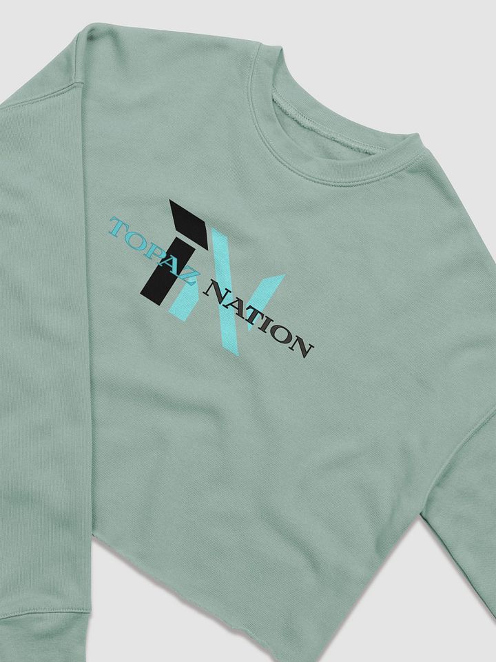 Topaz Nation Cropped Crewneck product image (1)