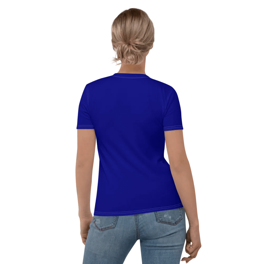 Plain Color Navy Blue T-Shirt product image (2)
