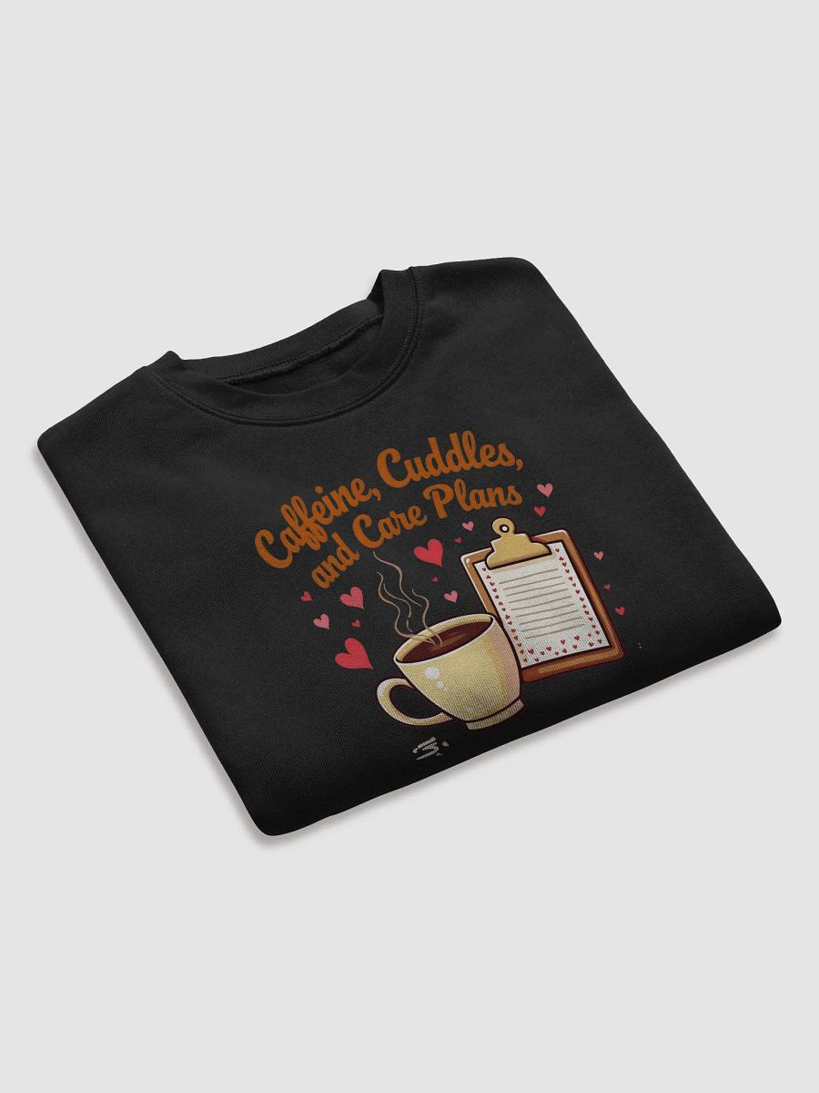 Caffeine & Care Plans Crop Sweatshirt product image (26)