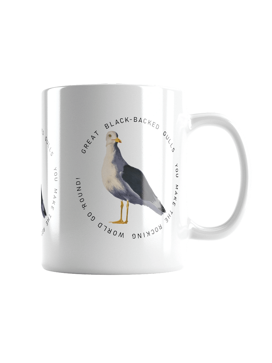 Black-Backed Gulls white mug product image (1)