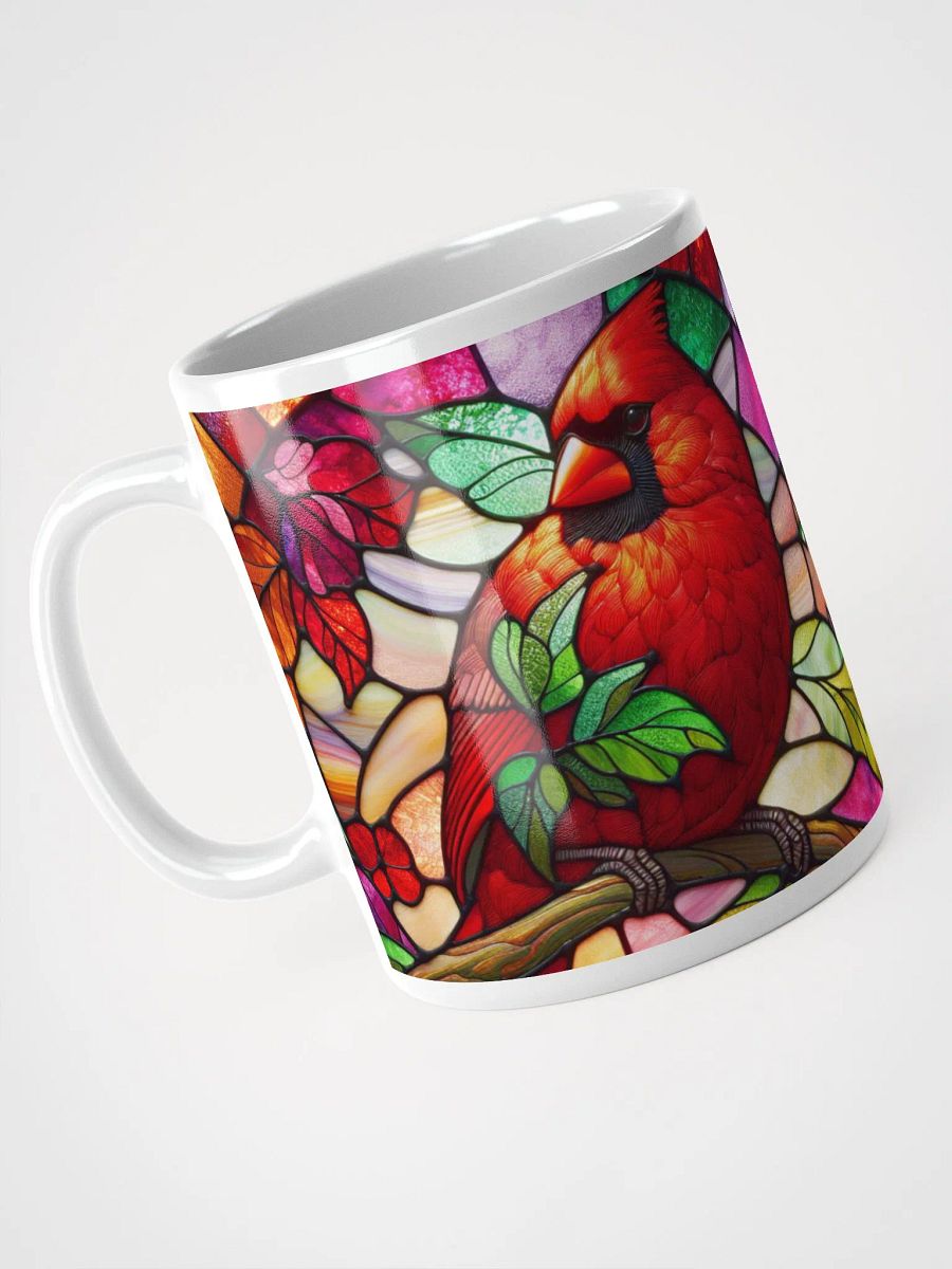 Stained Glass Cardinal Mug For Bird Lovers product image (3)