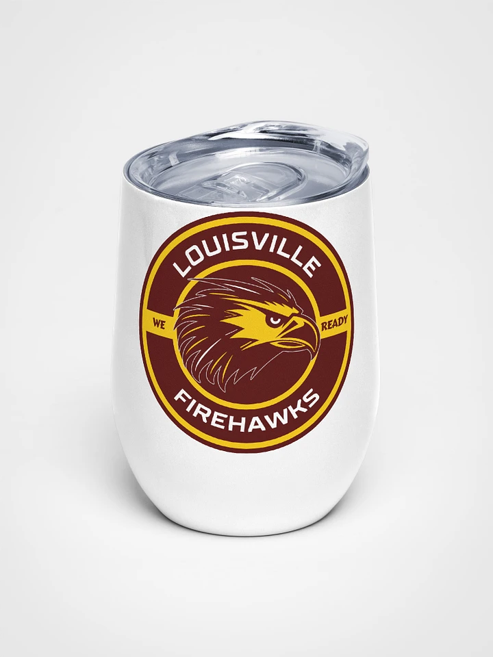 Louisville Firehawks Wine Tumbler product image (1)