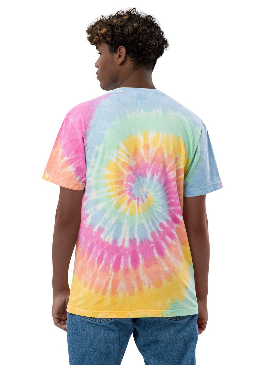 Bród Meaning Pride - Tie-Dye Embroidered Irish / Gaeilge T-shirt for PRIDE 🏳️‍🌈 product image (7)