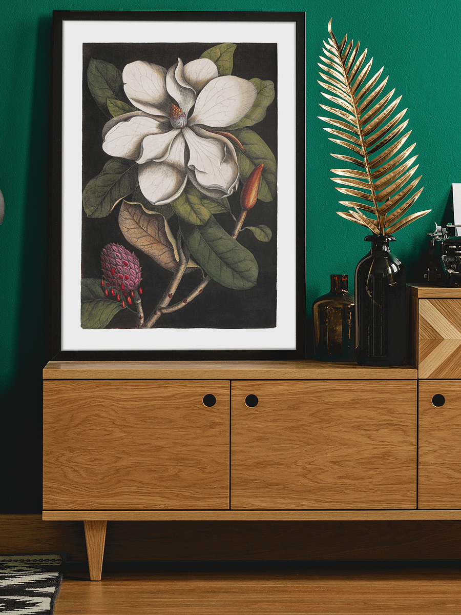 Vintage Flowers Matte Poster Print product image (27)