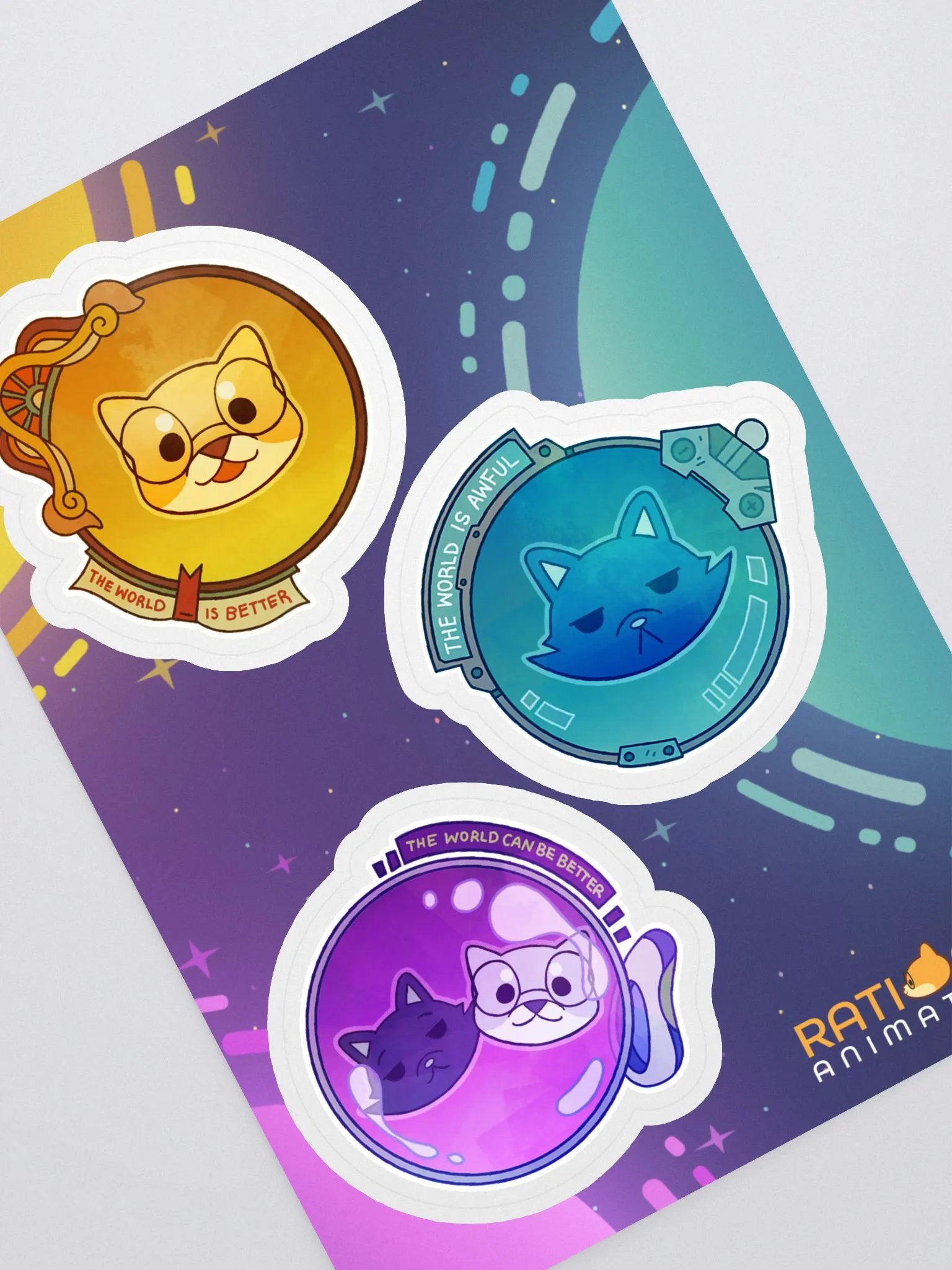 The World Can Be Better - Sticker Sheet product image (1)
