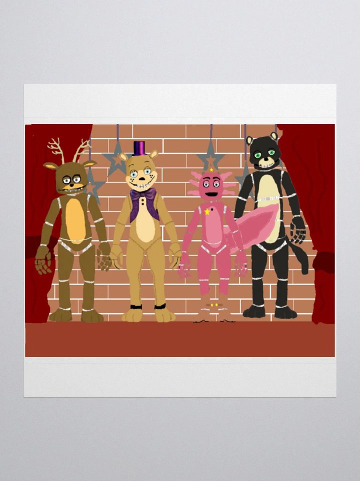 Glitchbear and friends sticker product image (1)