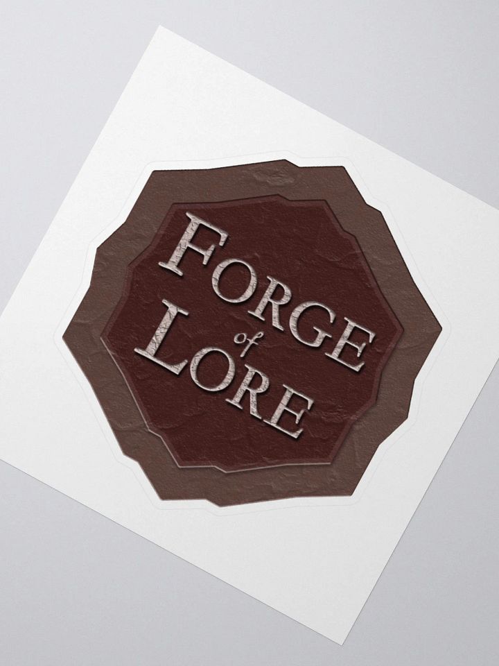 Logo Sticker || Forge of Lore product image (2)