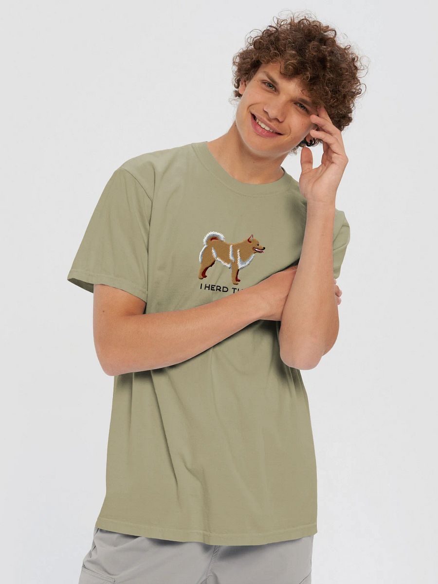 I Herd That T-Shirt(Embroidered) of a Schipperke(Tan) product image (13)