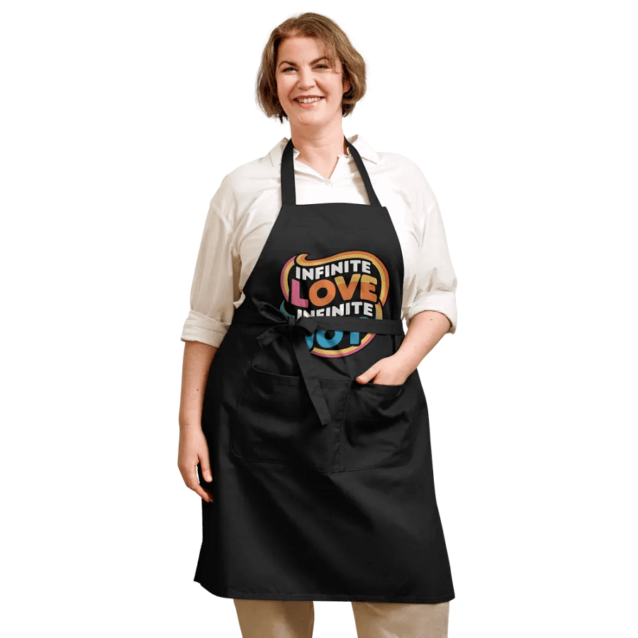 Infinite Love Infinite Joy Rainbow Apron product image (12)