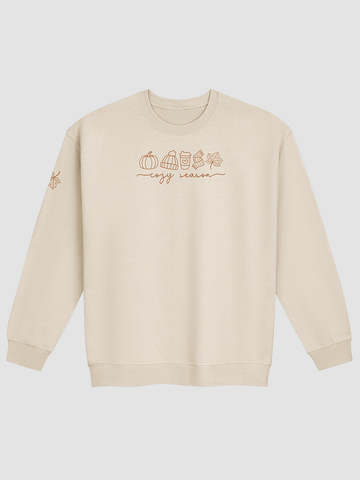 Cozy Season Fall Thanksgiving Sleeve Detail Sweatshirt product image (2)