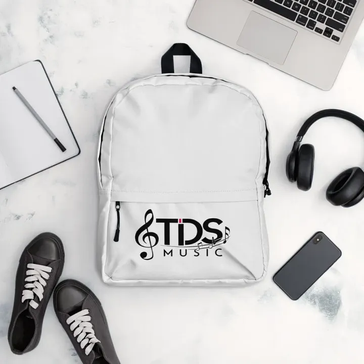 TDS Music White Backpack product image (2)