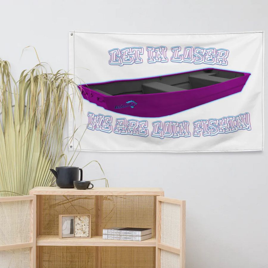 RicerMeanGirls white letter Flag product image (7)