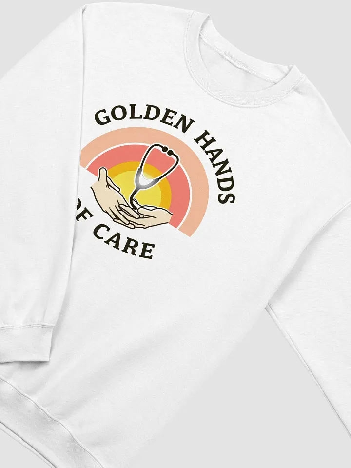 Golden Hands of Care Rainbow Crewneck Sweatshirt product image (10)