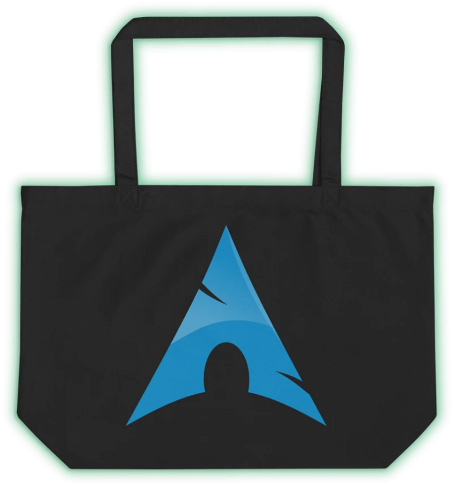 Tote Bag with Arch Linux Icon product image (1)