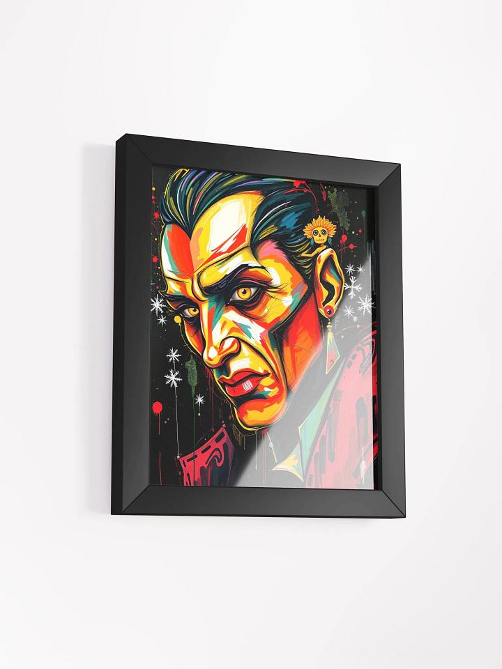 dracula! Vibrant Ayous Wood Framed Matte Poster product image (8)