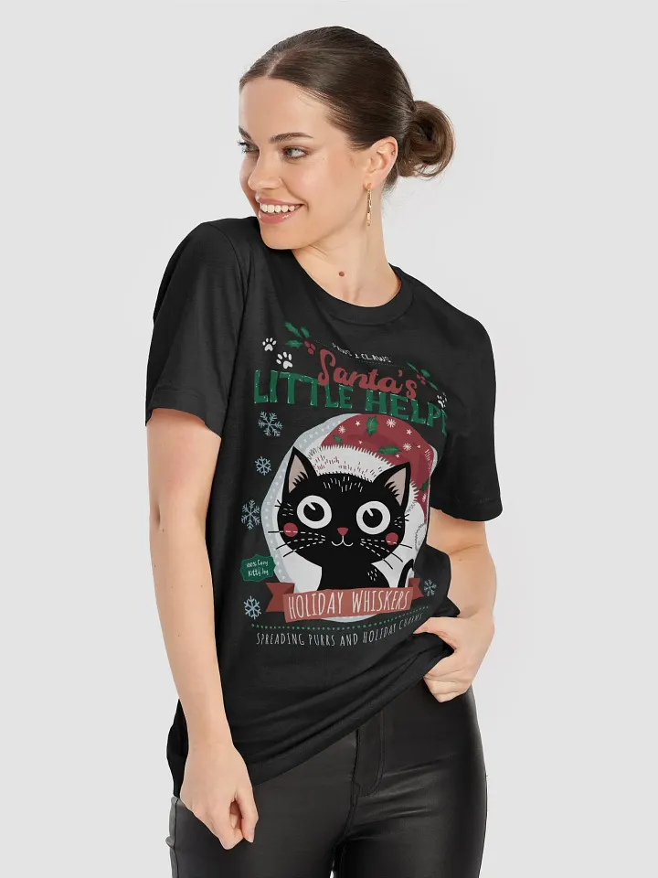 Santa's Little Helper T-Shirt -Dark colors product image (2)