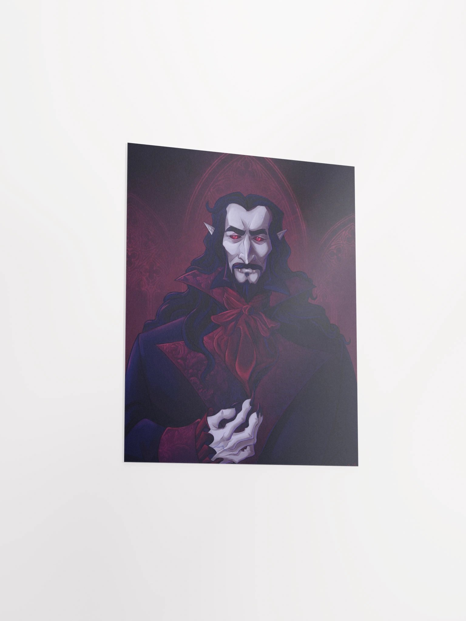 Dracula, Dark Lord of the Vampires Print | Sizes 8x10, 12x18, 18x24 product image (8)