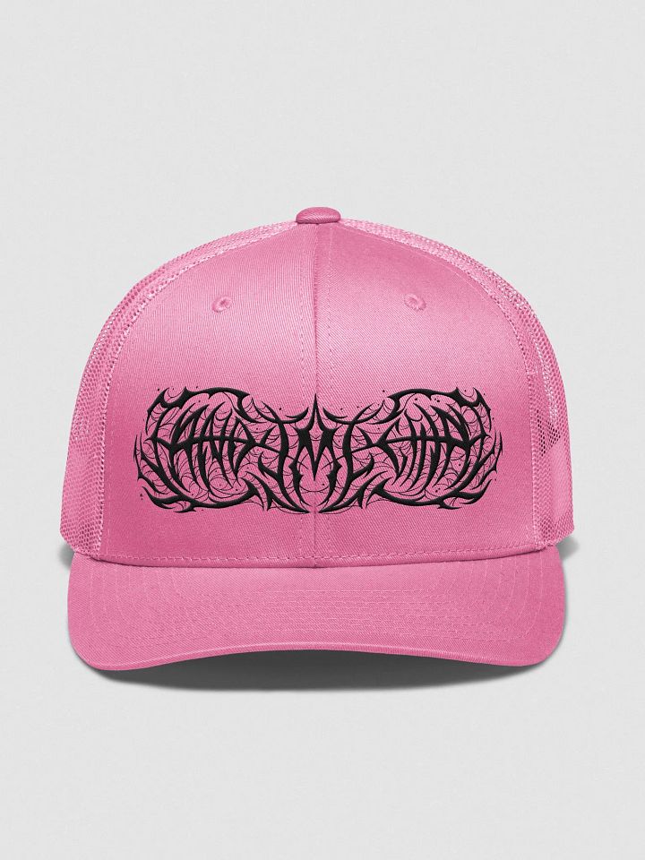 Pink Embroidered CandyMachine Logo Trucker cap product image (1)