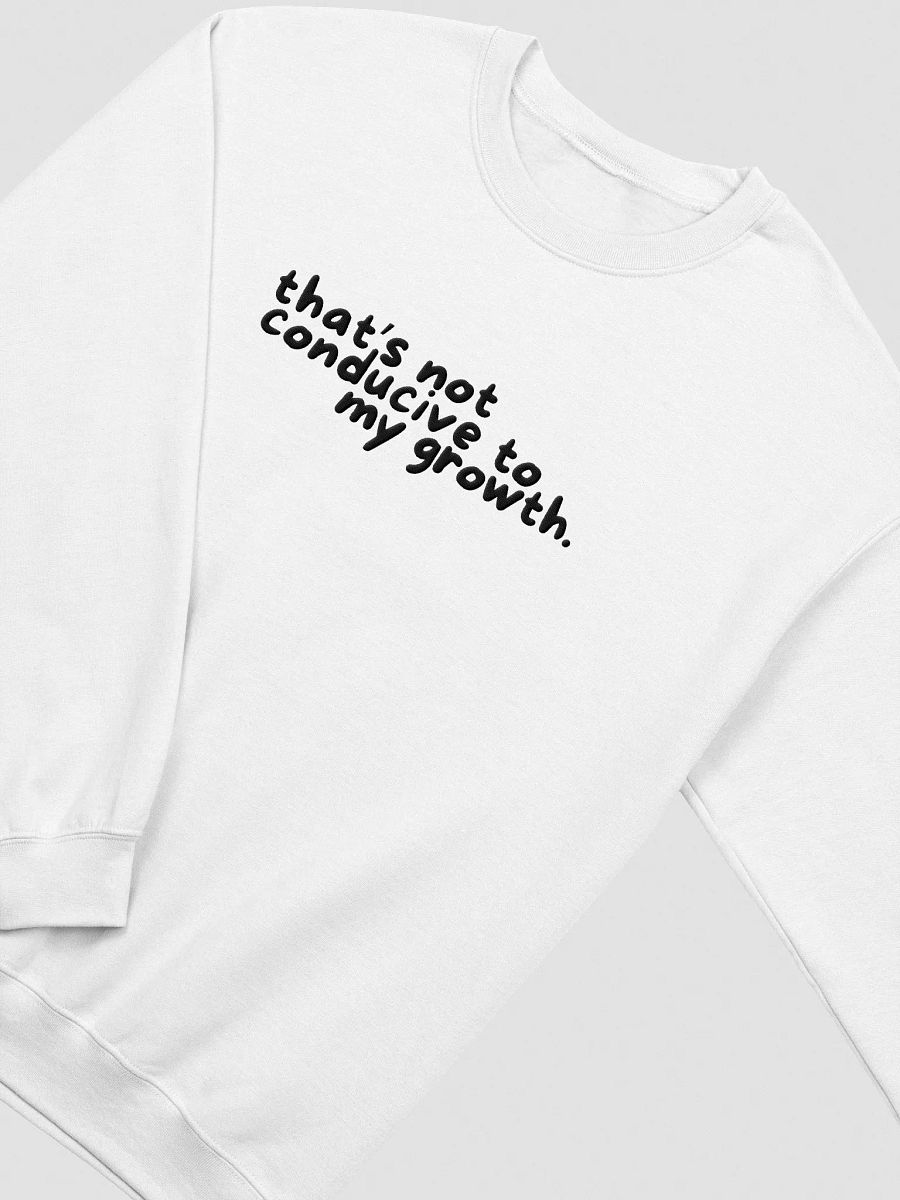 Conducive Crewneck Sweatshirt (Embroidered - Dark Thread) product image (3)