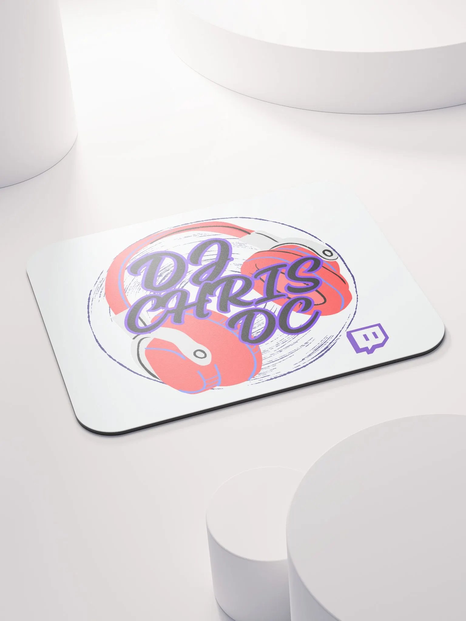 Mouse Pad With Red Graphic product image (4)